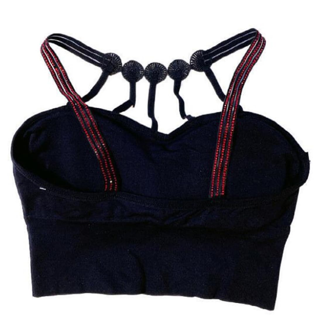 Diamond Rose - Camisola para mujer con tirantes, ropa exterior de verano, cuello halter