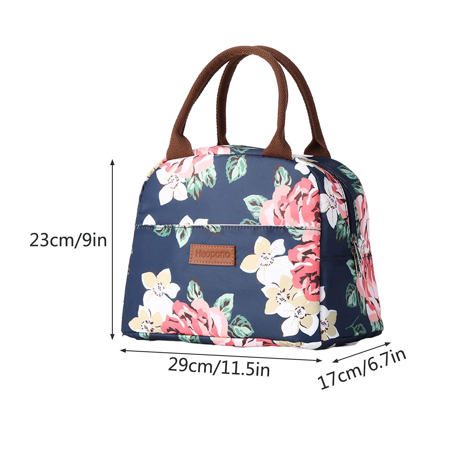 BTS Jin (75) Borsa termica per il pranzo con tasca esterna borsa per il