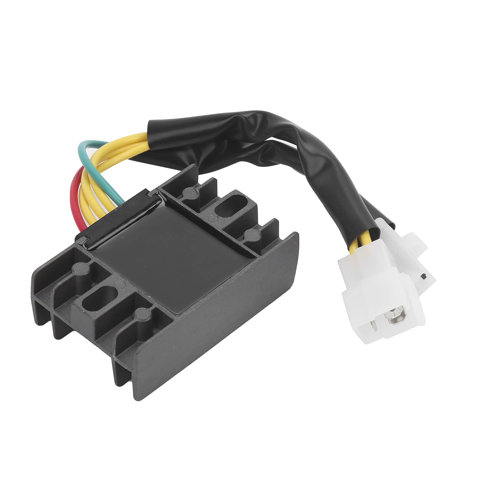 Regolatore di Tensione Raddrizzatore in Lega di Alluminio e ABS Adatto per EN 125/GN 250/GS 125/GZ 250 OE: 32800-24b10-45c00
