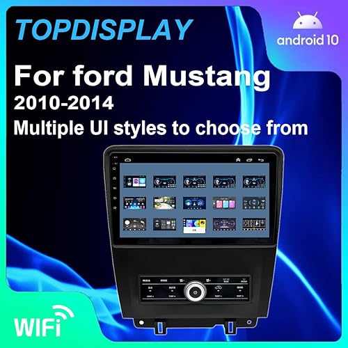 Miniatura 3 de Para Ford Mustang Radio Upgrade 2010 2011 2012 2013 2014 Android Stereo Reemplazo QLED 1280 * 720 8Core CPU Carplay Android Auto Cámara libre