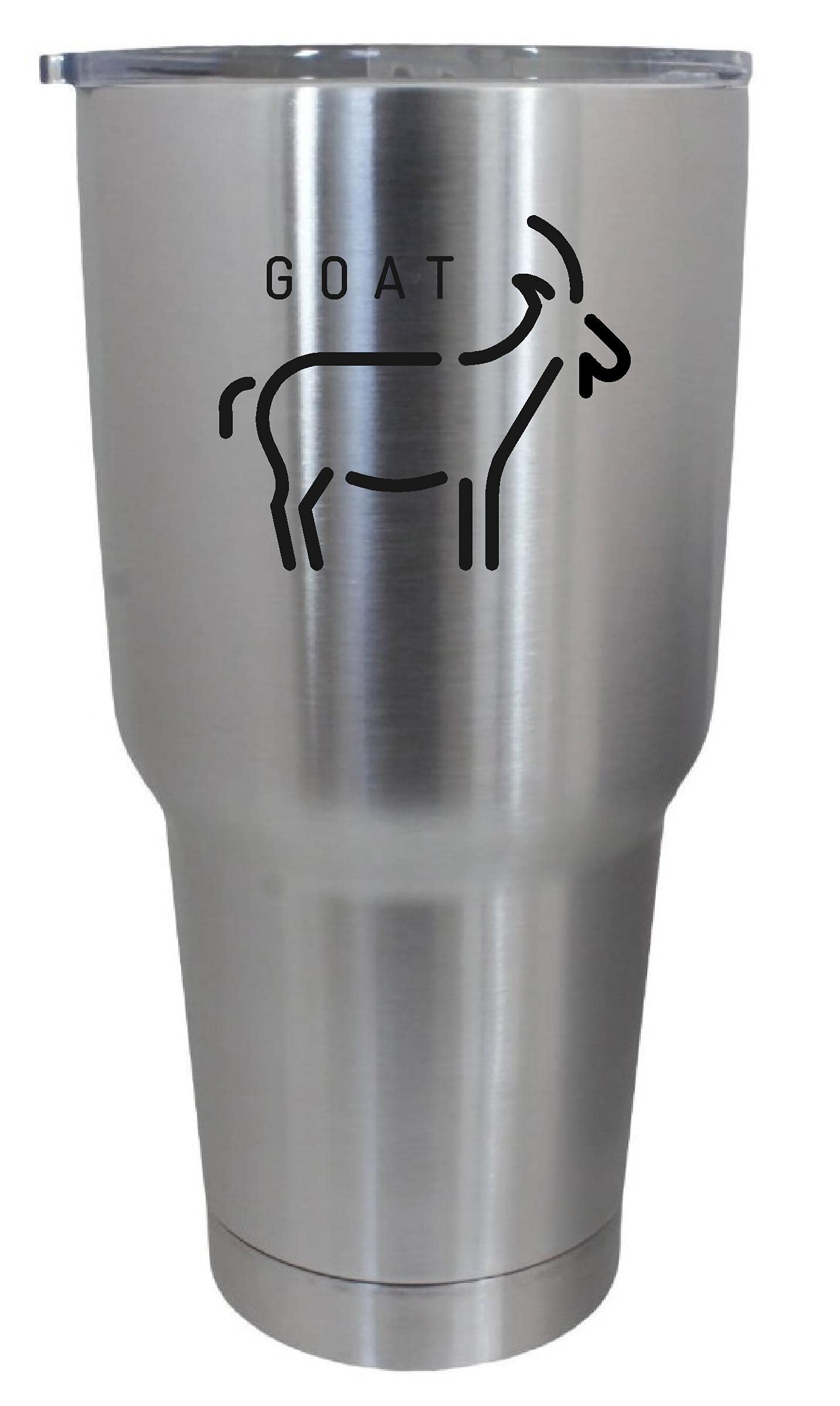 Epic Designs Cups drinkware tumbler STICKER - GOAT Greatest of all time decal decoration