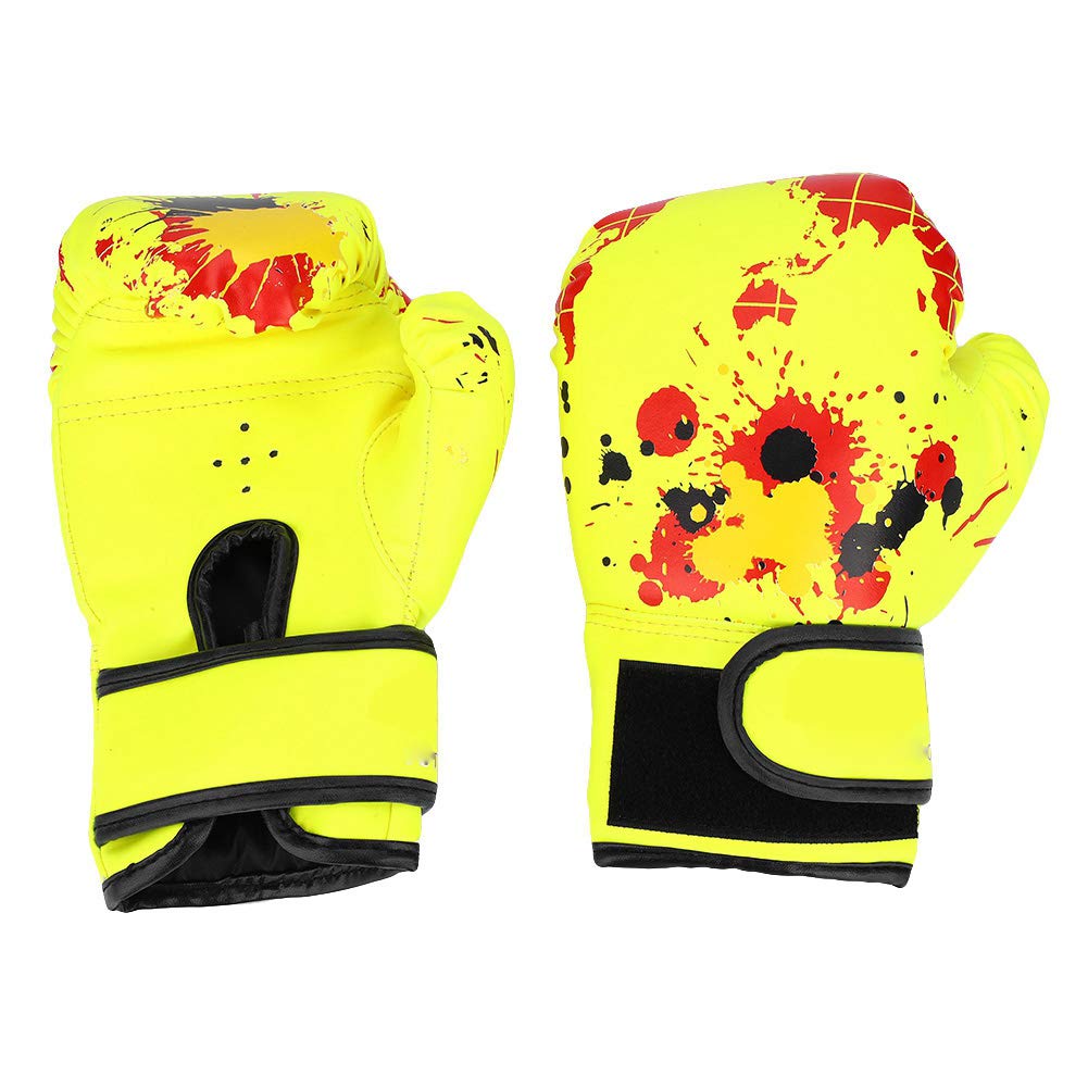 Gants De Boxe Pour Enfants 2-11 Ans - PU Durable Design Dessin Animé, Rouge Et Bleu Pour Entraînement Fun