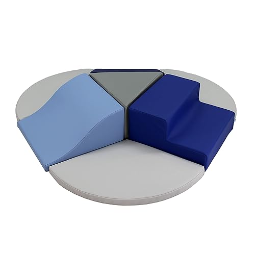 Factory Direct Partners 13800-NVPB SoftScape - Almohadillas laterales para escaladores 360 para escaladores y niños, estructura de juego activo para