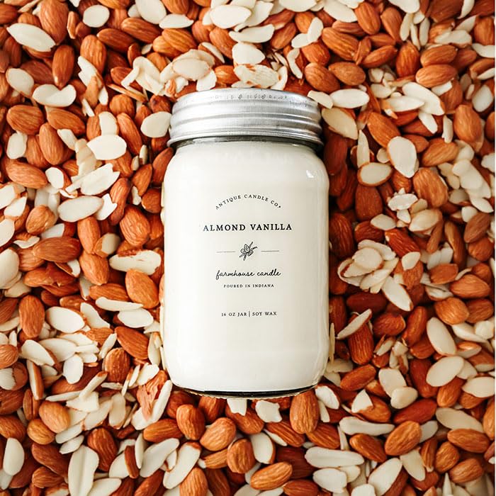 Amazon.com: Almond Vanilla 16 oz candle : Home & Kitchen