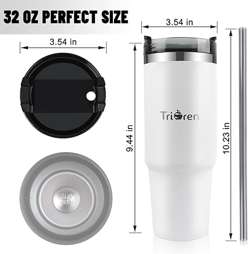 Miniatura 3 de Large Clear Tote Bag Set, Stylish and Durable handBag&Inner Bag&32OZ Stainless Steel Tumbler for Sports Travel Gift for Women