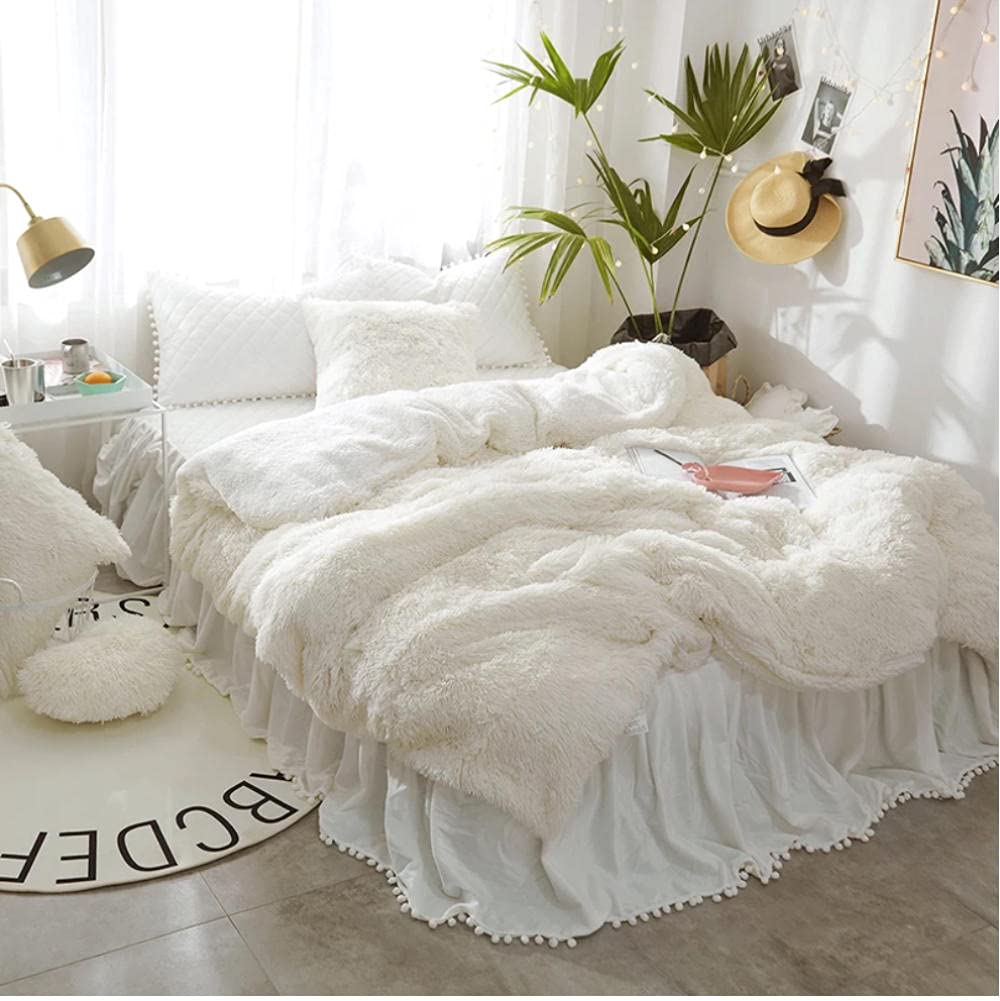 Kids Girls Princess Bedding set Twin Queen King size Bed set Bed cover Bed spread skirt Duvet cover linge de lit-B_S