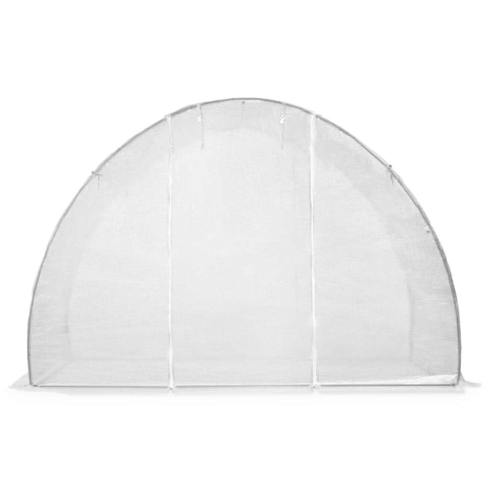 Szklarnia 4,5 m², wytrzymała tkanina siatkowa PE i rama ze stali nierdzewnej, 300 x 150 x 200 cm z drzwiami i 2 oknami, do prywatnego ogrodnictwa
