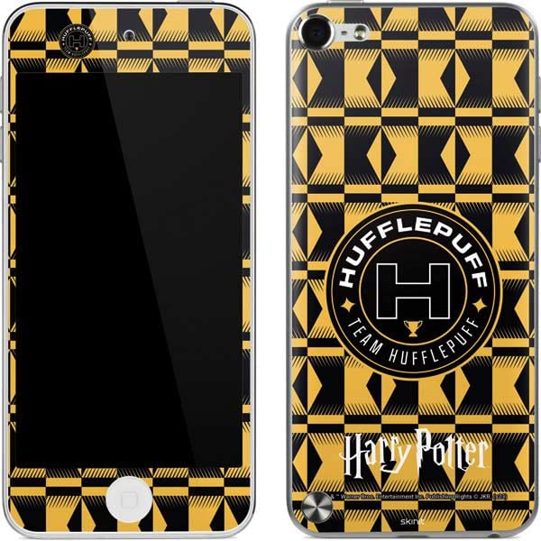 Skinit Decal MP3 Player Skin Compatible with iPod Touch (5th Gen&2012) - Officially Licensed Warner Bros Team Hufflepuff Design