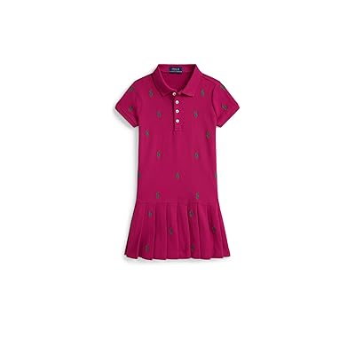 Polo Ralph Lauren Kids Polo Pony Stretch Mesh Polo Dress (Toddler/Little Kid) Girl