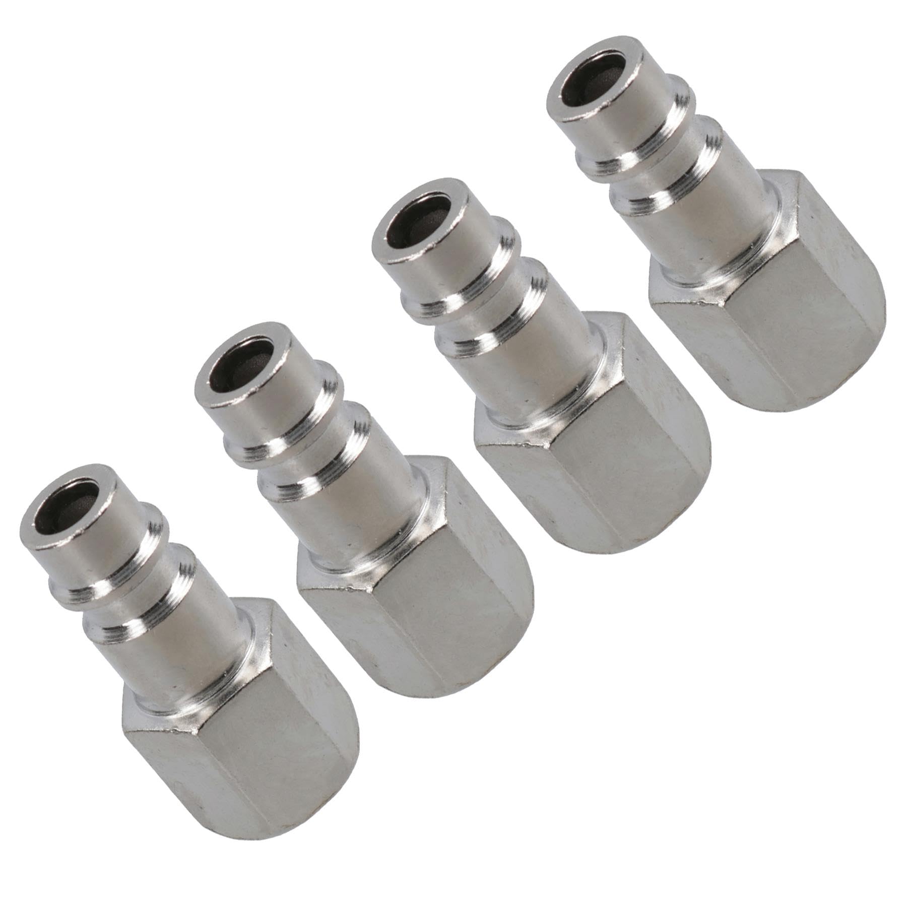 Euro Air Line Quick Release Hose Fitting Connector 1/4 BSP Female Thread 4pc