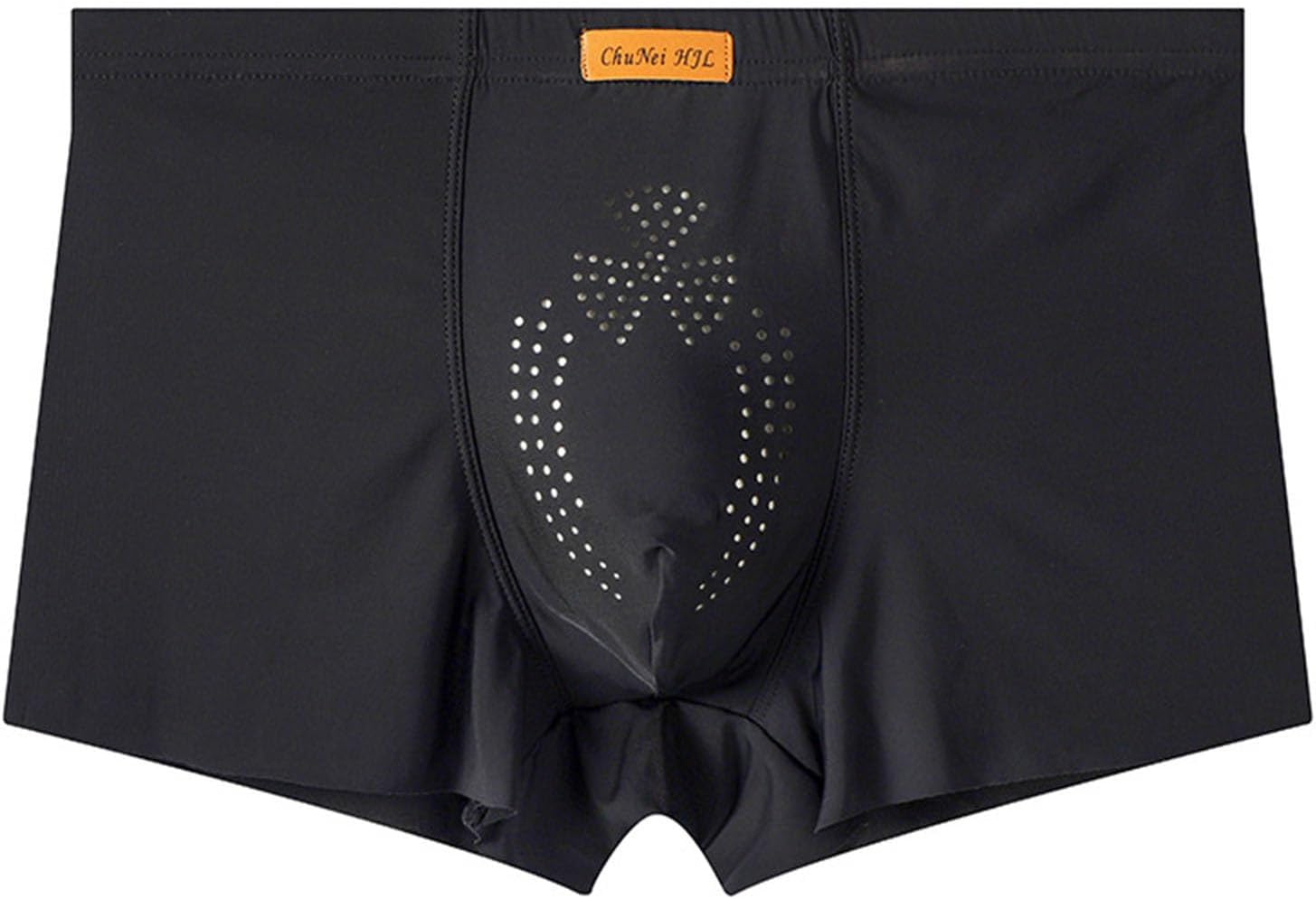 Men's Boxer Briefs Low Rise Perforated Pouch Stretch Trunks