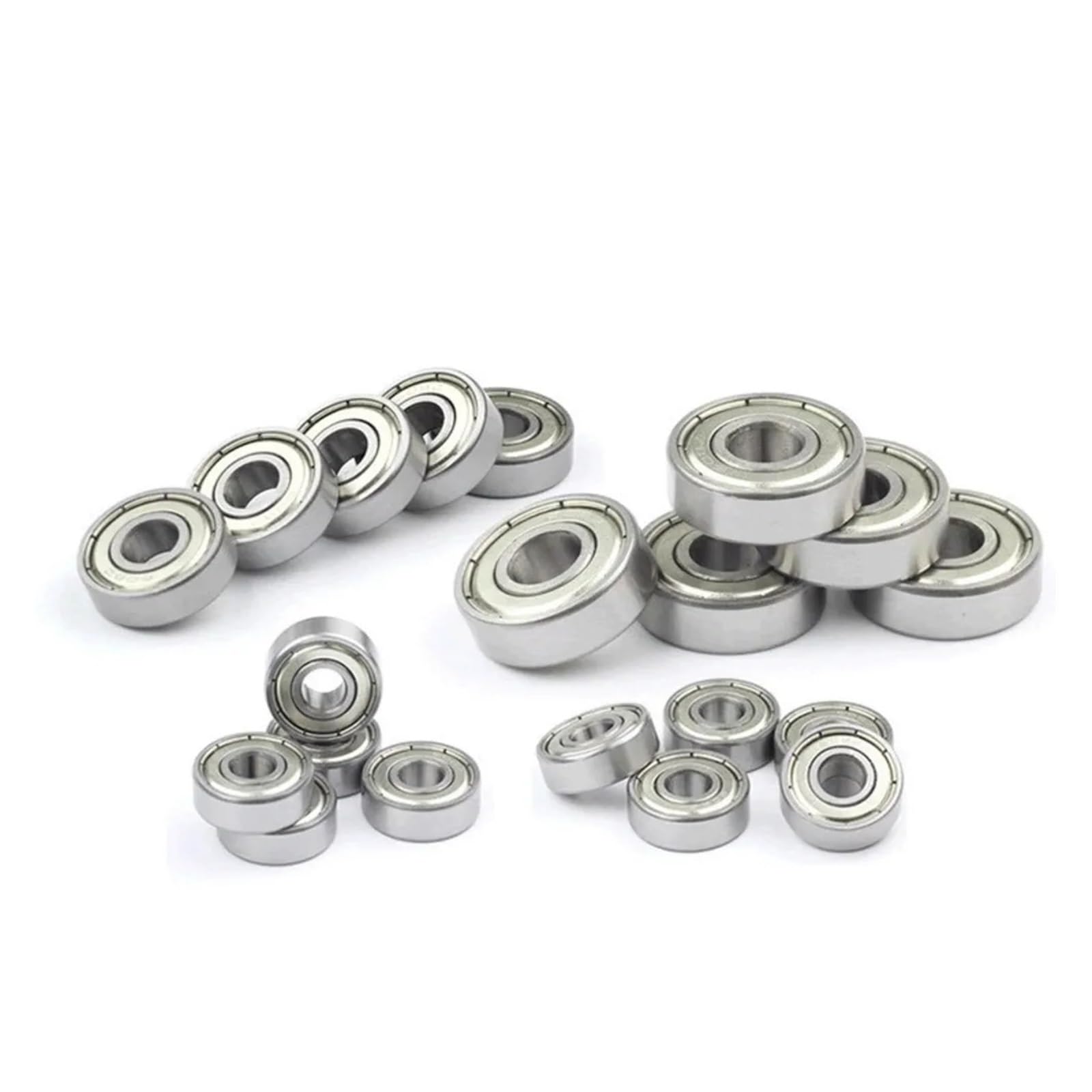 10 roulements à Billes Miniatures à Gorge Profonde 603-699 (compatibles avec Les références 604, 605, 606, 608, 623, 624, 626, 628, 686, 687, 692, 697 et 696 ZZ 2RS)(Plastic Cover)