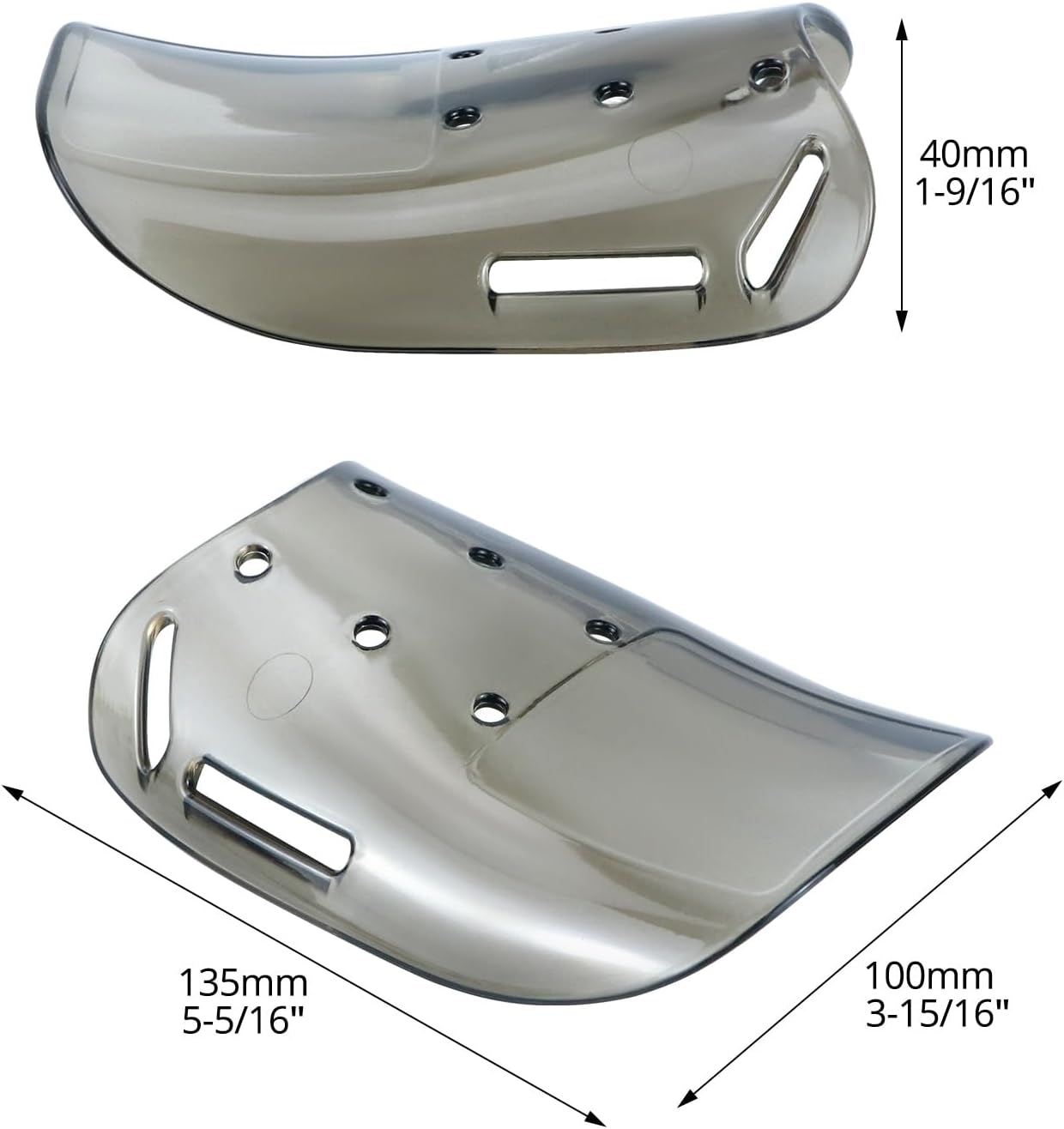 QWORK Metatarsal Guards for Safety Shoes and Boots - Metatarsal Shield Footwear Attachment, Universal Size, 20 Pairs