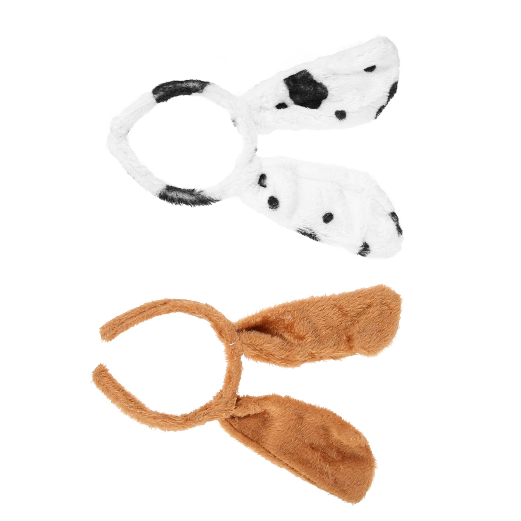 SAFIGLE 2Pcs Dalmatian Dog Ears Headbands Adorable Headpiece for Parties Costume Events and Fun Celebrations Lightweight and Comfortable Hair Hoops