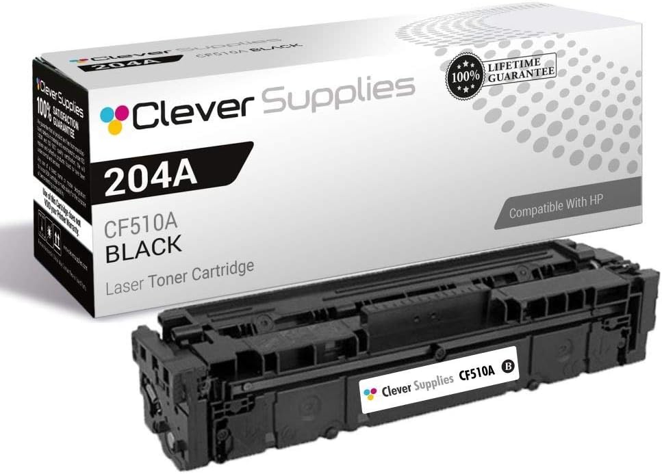 CS Replacement Toner Cartridge Compatible with HP 204A CF510A Black Color Pro MFP M180 MFP M180nw MFP M180n MFP M181fw MFP M154a