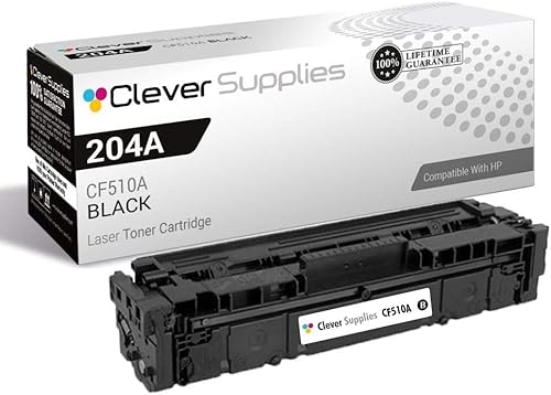 CS - Cartucho de tóner compatible para HP 204A CF510A, color negro, Pro MFP M180, MFP, M180nw, MFP, M180n, MFP, M181fw, MFP, M154a