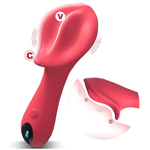 Vibrator Wand Women Sex Toys - 3 In 1 Clitoris Vagina Labia Vibrator, LCD Clitoral Stimulator 9 Vibration, Vibrating Nipple Bullet Female Adult Sex Toy, Healexcer Sexual Stimulation for Women Pleasure