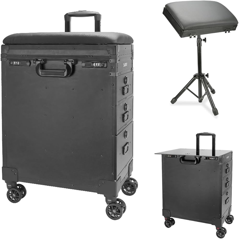 Tattoo タトゥートローリーケース/ワークステーション アームレスト Amazon.co.jp: NATUMER タトゥートロリーケース 3つの引き出しと3桁の