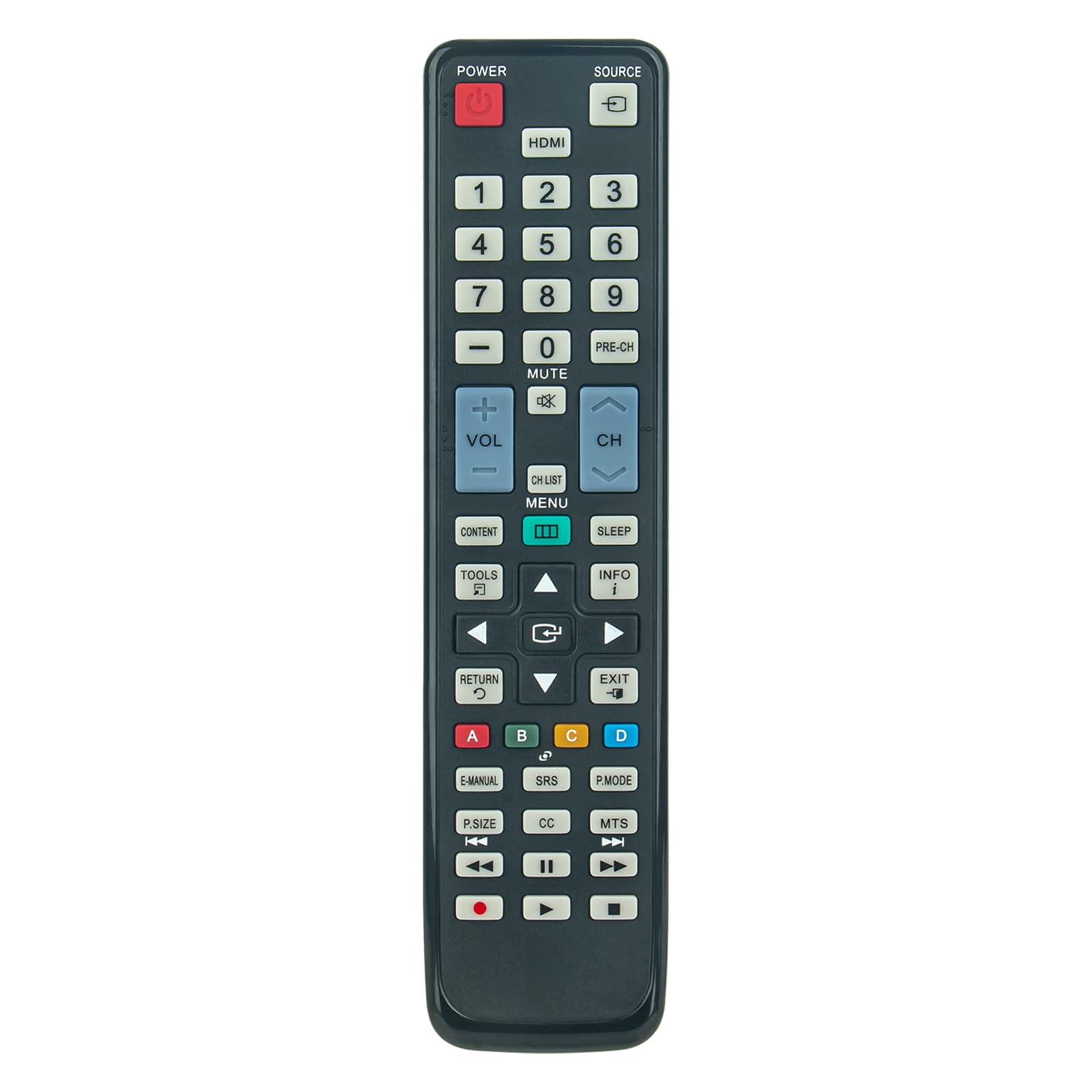 PERFASCIN AA59-00463A Replace Remote Control Fit for Samsung TV LT22A350ND LT23A350ND UN19D4000ND UN32D4000ND LT24A350ND/ZA T22A350 T23A350 T23A550 UN32D4000
