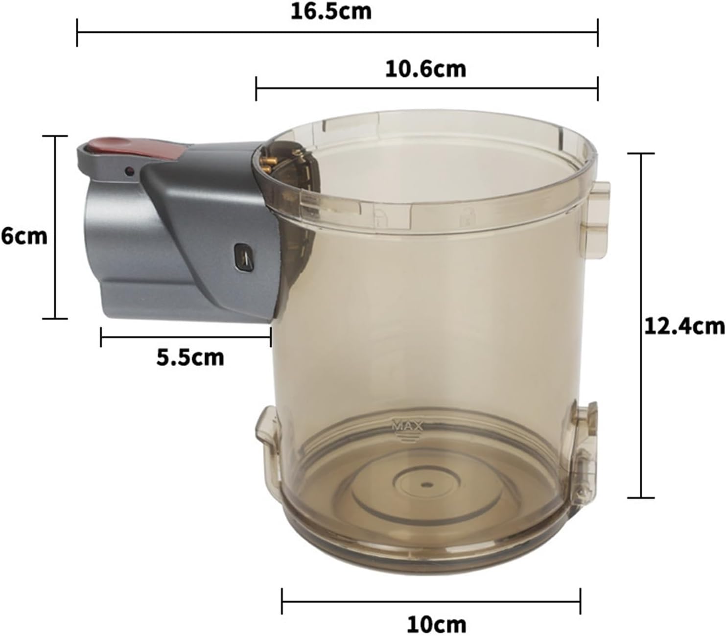Replacement Dust Cup, Compatible with Greenote GSC50 Cordless Vacuum Cleaner