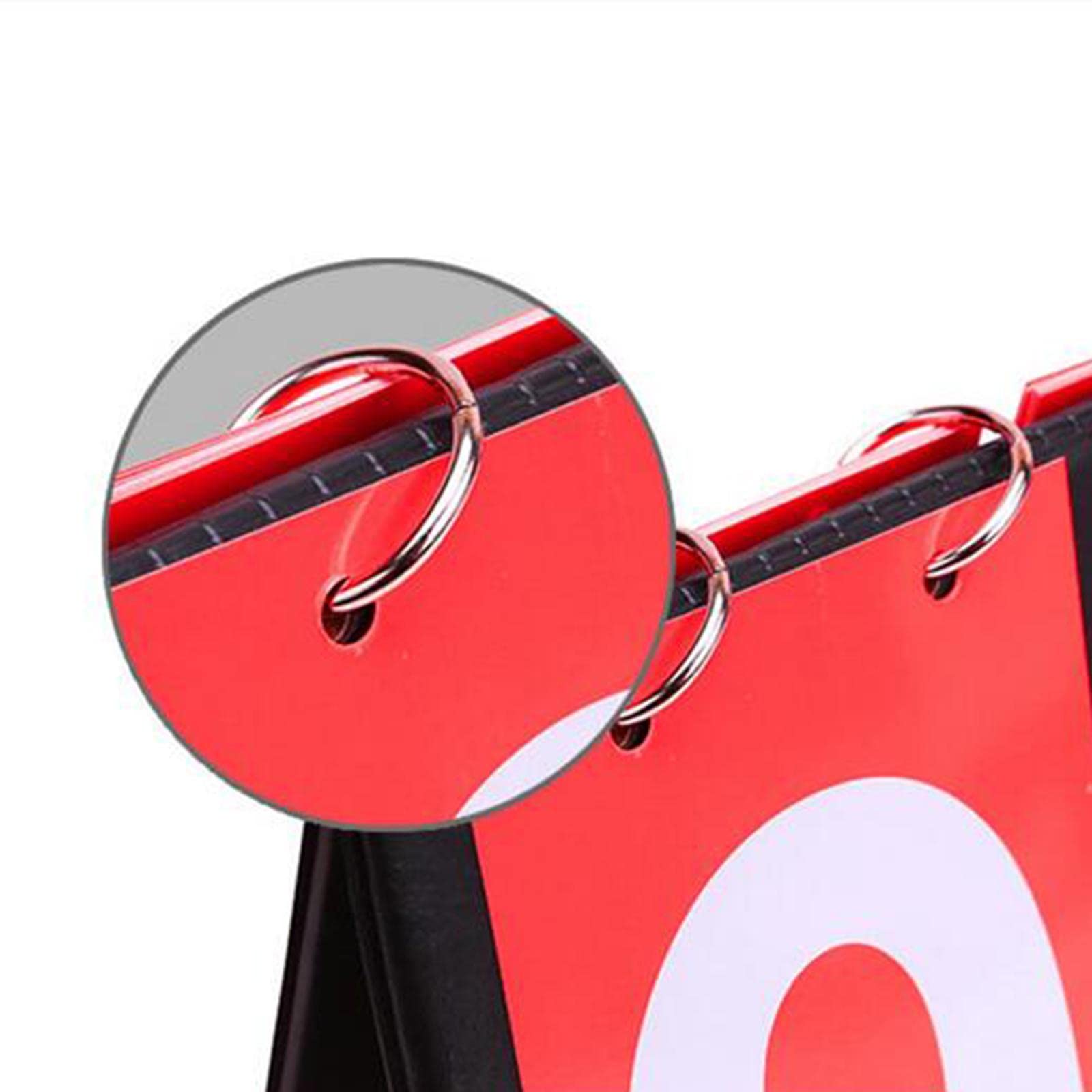 RNXRZANK 2xMulti Use Table Scoreboard, Sports Scorekeeper Detachable Scoring Score Keeper for Basketball Indoor Sports Badminton Tennis Volleyball