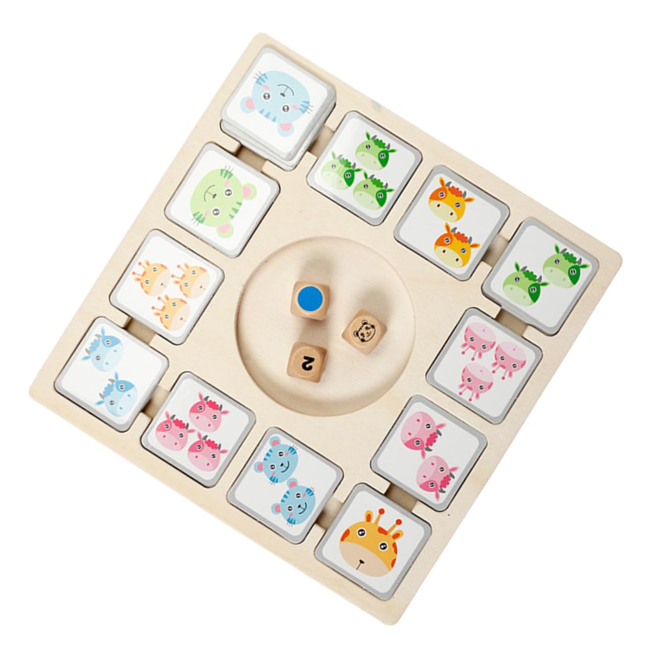 TOYANDONA Gioco Da Tavolo Per Ragazzo Carte Animali Pratico e Portatile Per Sviluppare La Fiducia e Pensiero Del Ragazzo Regalo Per Compleanni