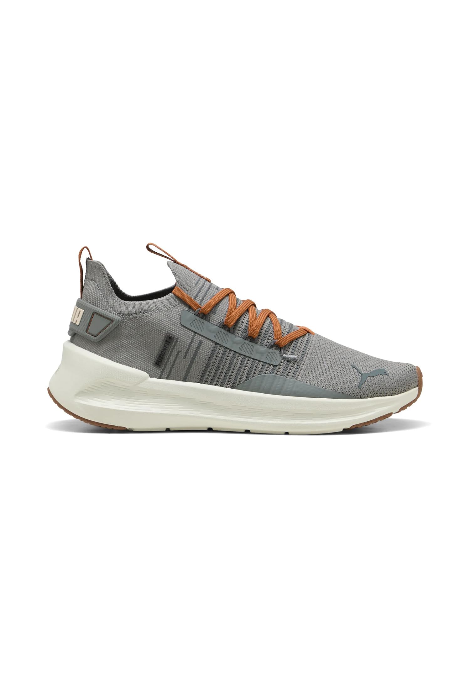Puma Herren Softride Symmetry Fuzion Running ShoesPUMA Herren Softride Symmetry Fuzion Laufschuhe, Desert Dust-Alpine Snow-Olive, 43.5