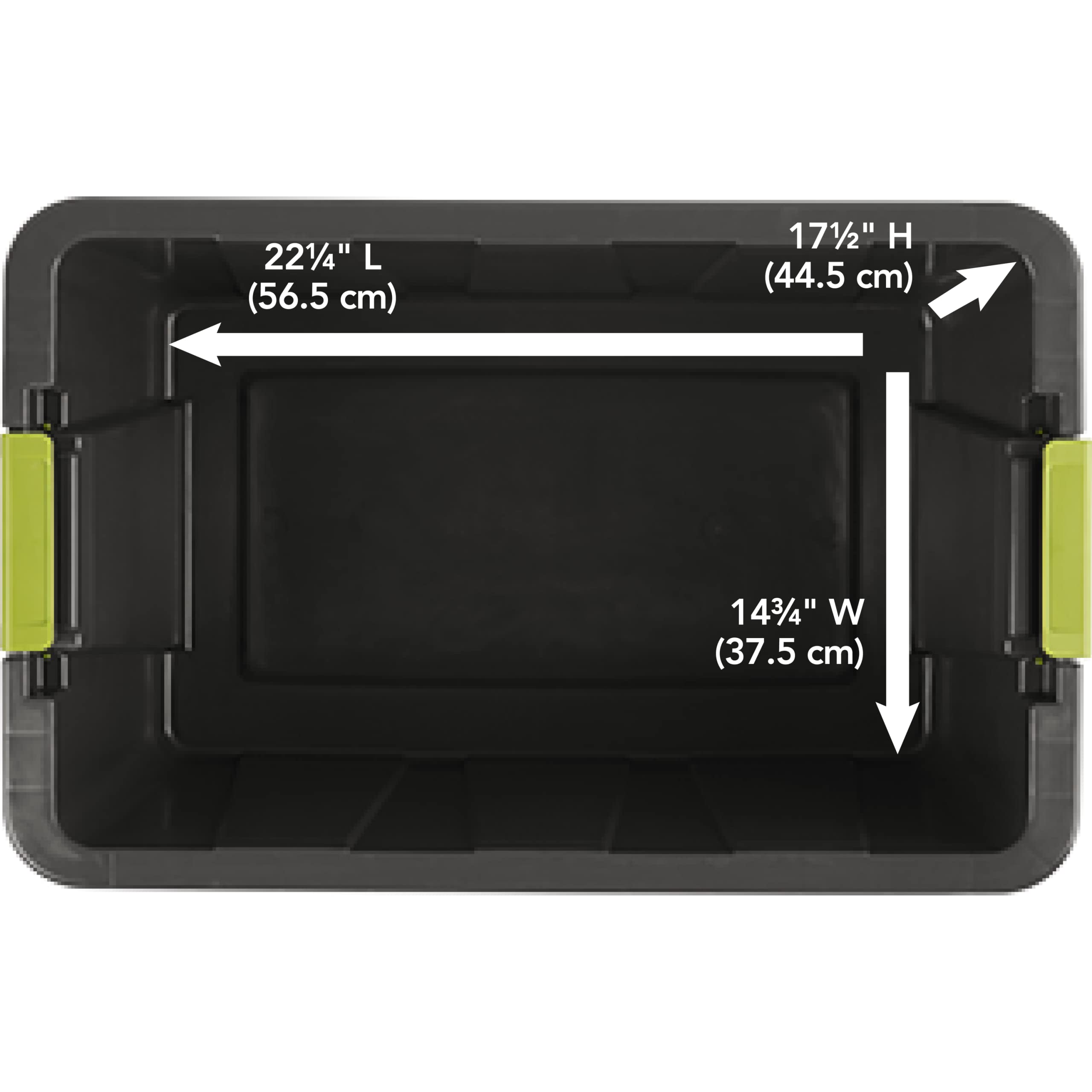 Sterilite 15273V04 30 gallon/114 L Latching Tuff1 Tote (4 Pack)