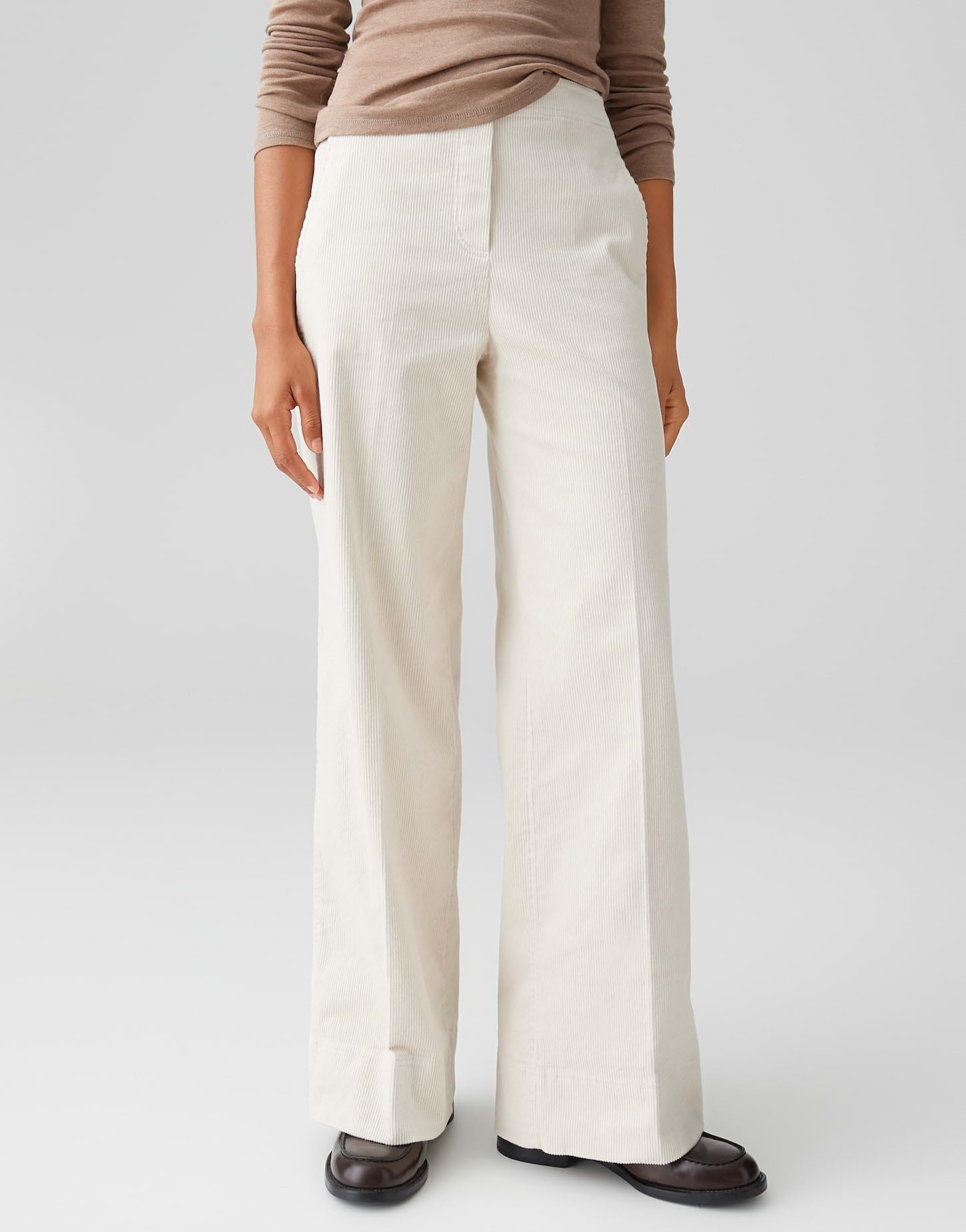OPUS Damen Wide Leg Pants | MILENI Cargo Wide Leg Jogpants aus Cord