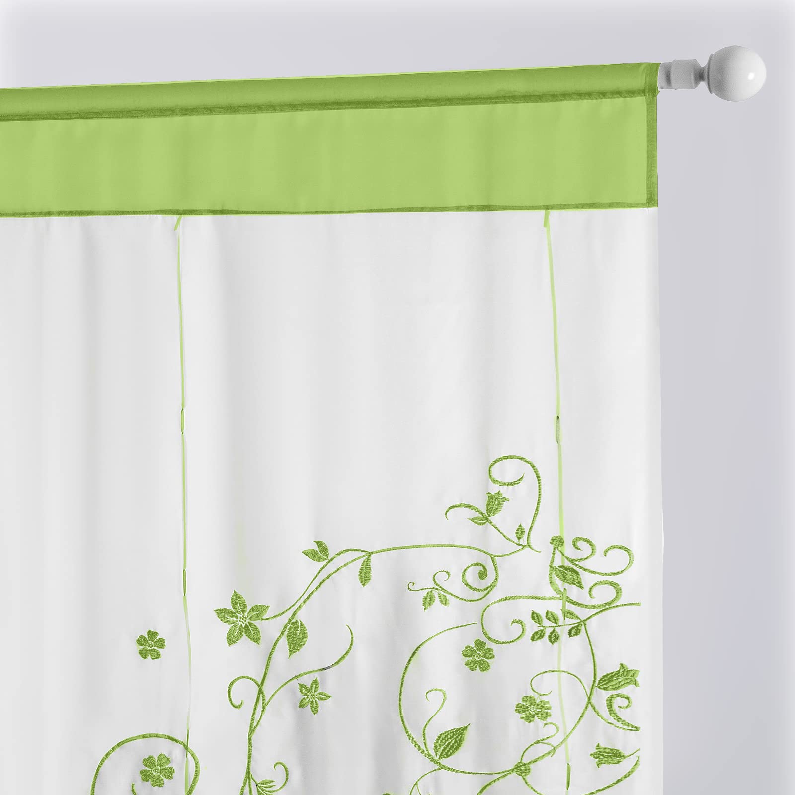 SIMPVALE Tende Romane, Verde 60x120cm Tenda a Pacchetto Finestra, Tende Interne Voile per Camera da Letto, Studio, Cucina