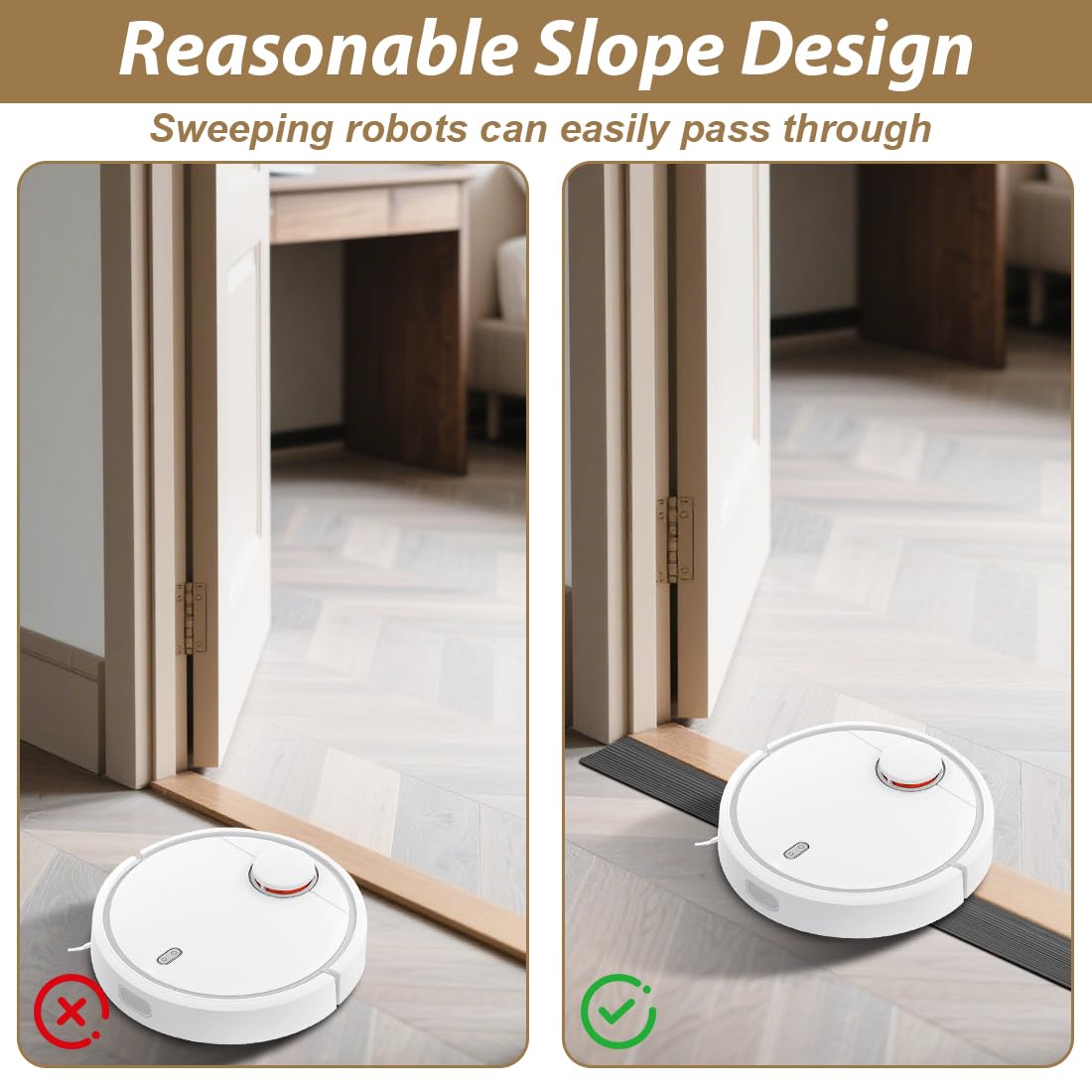 Rampa per soglia, 100 x 10 x 2,5 cm, superficie antiscivolo, rampa di carico in gomma, per sedia a rotelle, passeggini, deambulatori o scooter (nero, 2,5)