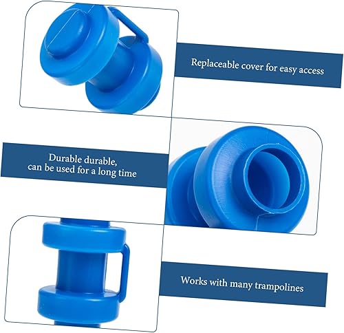 Miniatura 2 de VANZACK 20 piezas de cubierta superior de tubo de acero para trampolín para niños, tapas de trampolín para red, tapas de poste de plástico, cubierta