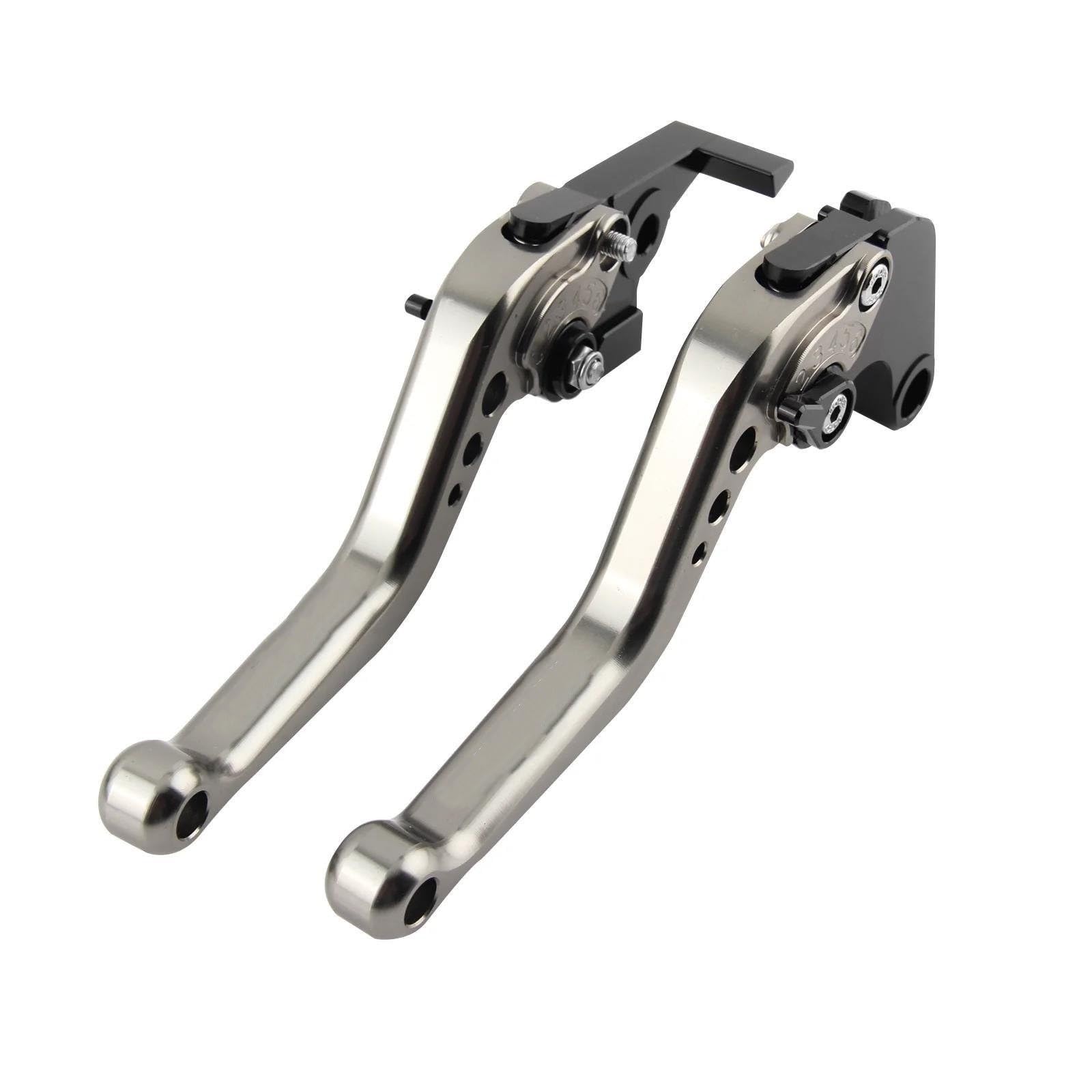 Gimegioyly Grey For Vfr800 For Vfr800f For Vfr800x For Vfr 800 For Vfr 800F For Vfr 800X 2002-2020 Short Brake Clutch Lever Handles Clutch Brake Lever Handle(Grey)