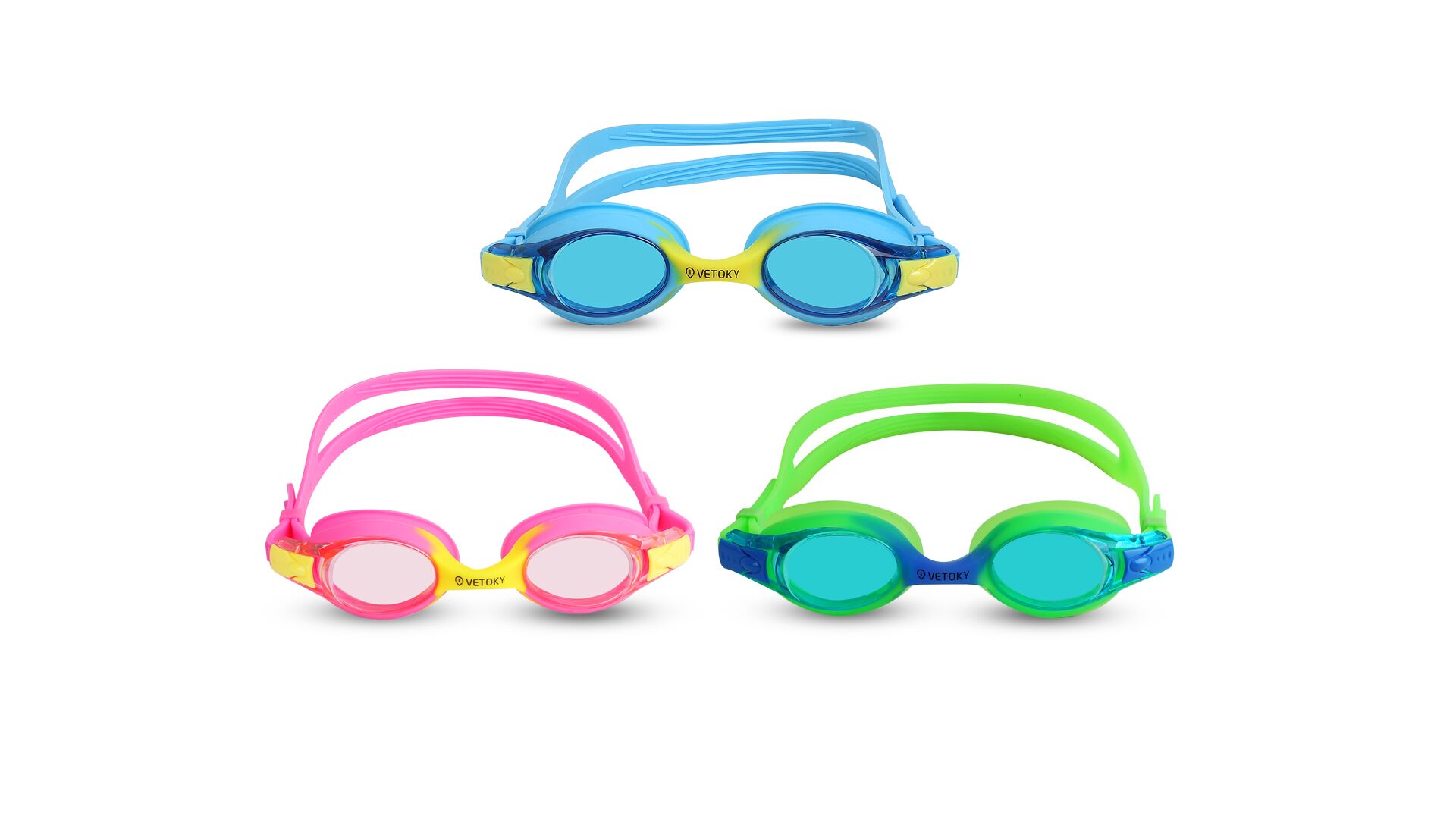 vetoky swim goggles Watch Kids Goggles, Pack of 2 Anti Fog Swimming UV Protection Clear No Leaking for... on Amazon Live Dual low drag silicone Black Friday 2024 Championship Gear Denver Nuggets Color:106 Slv-Gld