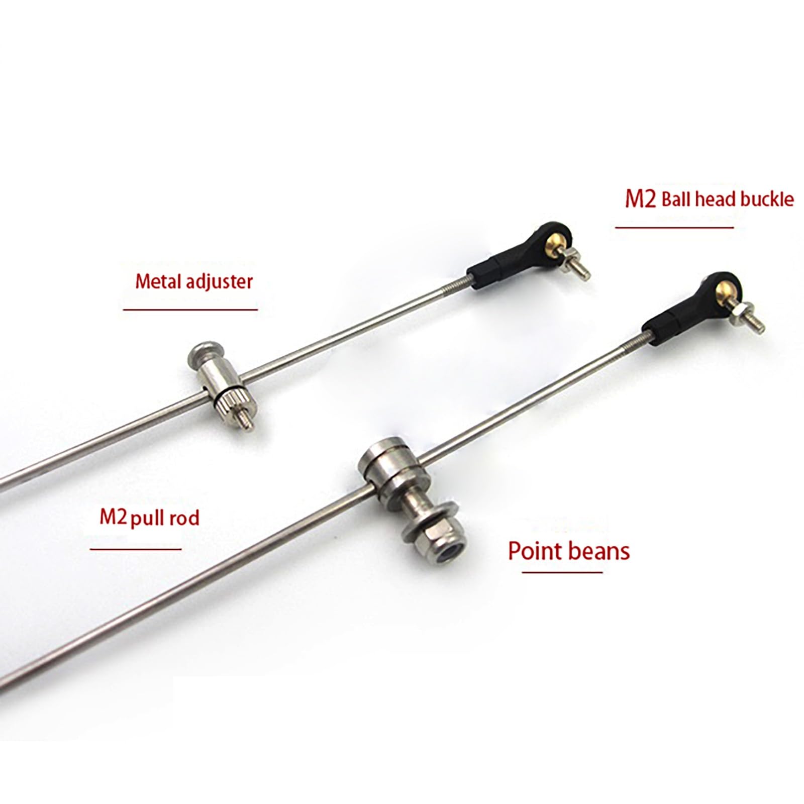 AMAZINGONE 1/20 Scale RC Car Accessories Adjustable Pull Rod Linkages Arm Tie Rod, Spare Parts RC Vehicle Linkages for AMAZINGONE 20208