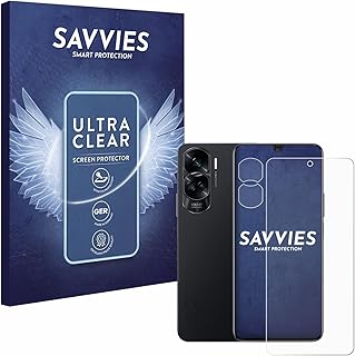 savvies Screen Protector compatible with Honor 90 Lite (Front+Camera) Protection Film Clear 18-Pack