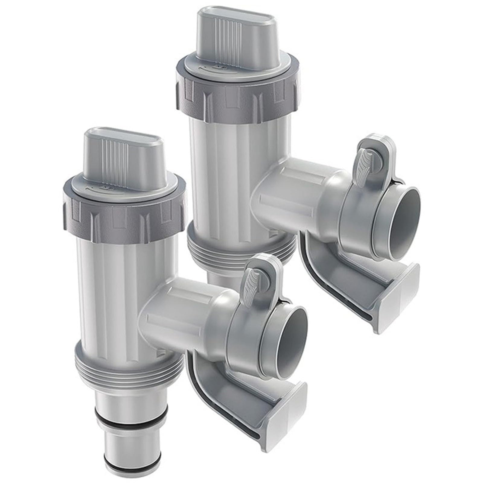 Owytmabq One Color Pool Hose Adapter, Swimming Replacement Parts Bracket And Plunger Valve For Above Ground