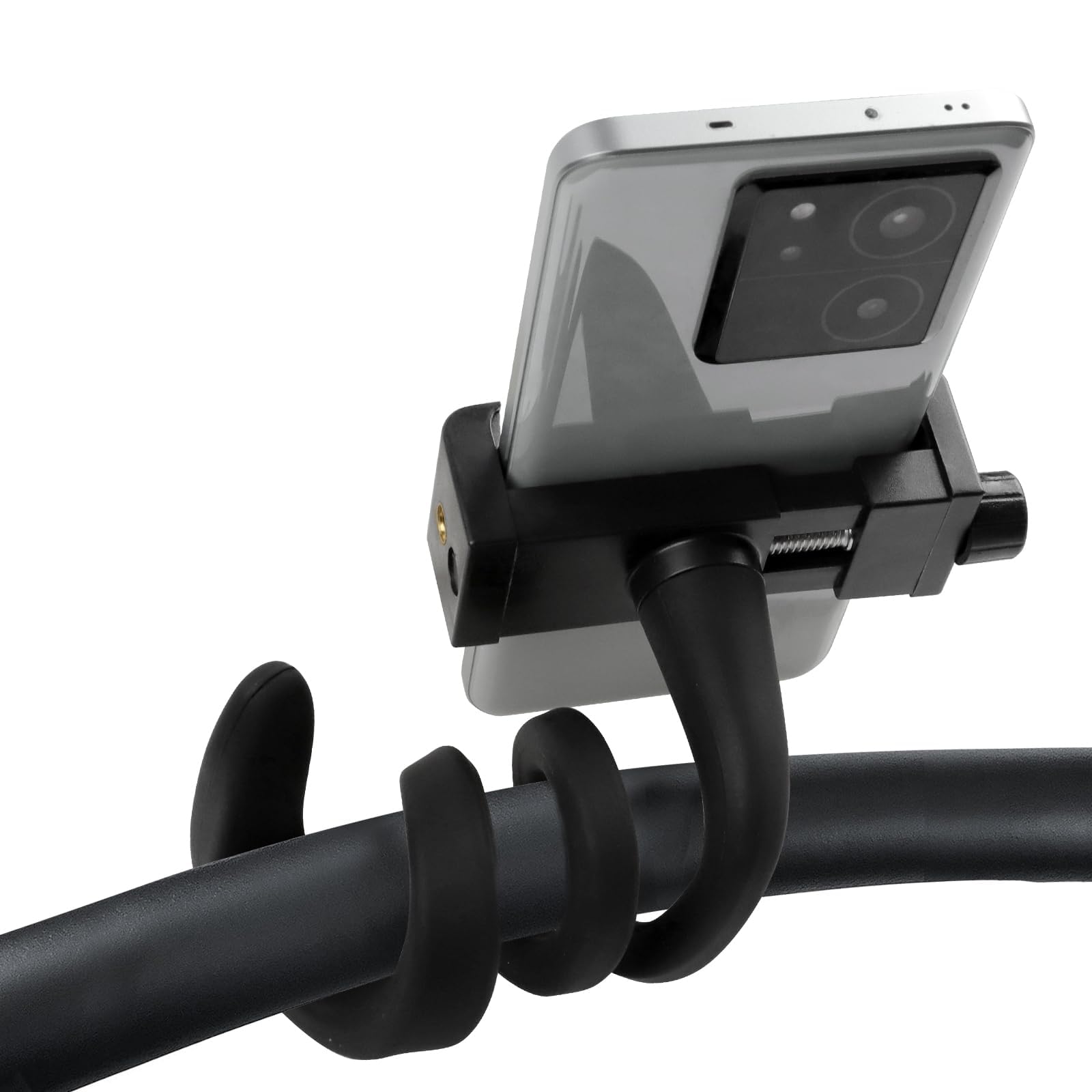 LLMSIX Stroller Phone Holder Portable Portable Flexible Cell Phone Holder Stand Mount Universal Stroller Accessories for Treadmill Spin Bike Stroller