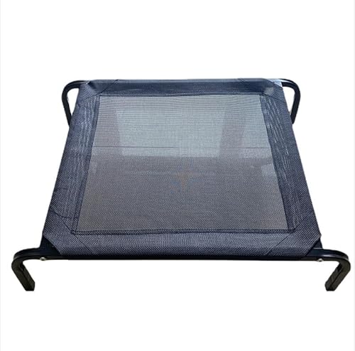 VSGWENQ VSGWENQ ペットベッド 夏用 犬用 猫用 通気性 脚付き コット 小型犬用高床式ベッド 冷却ベッド 高架猫ベッド 猫ハンモック 洗える(ブラック,xxx_large)