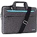 DOMISO 15.6 Pulgada Impermeable Funda Portatil Bolsa Maletín para portátiles con Asa para 15.6" Lenovo Yoga 720 IdeaPad S510 ThinkPad E575 T580/Lenovo Flex 4 5/ASUS ROG Zephyrus S GX531/HP 15,Azul