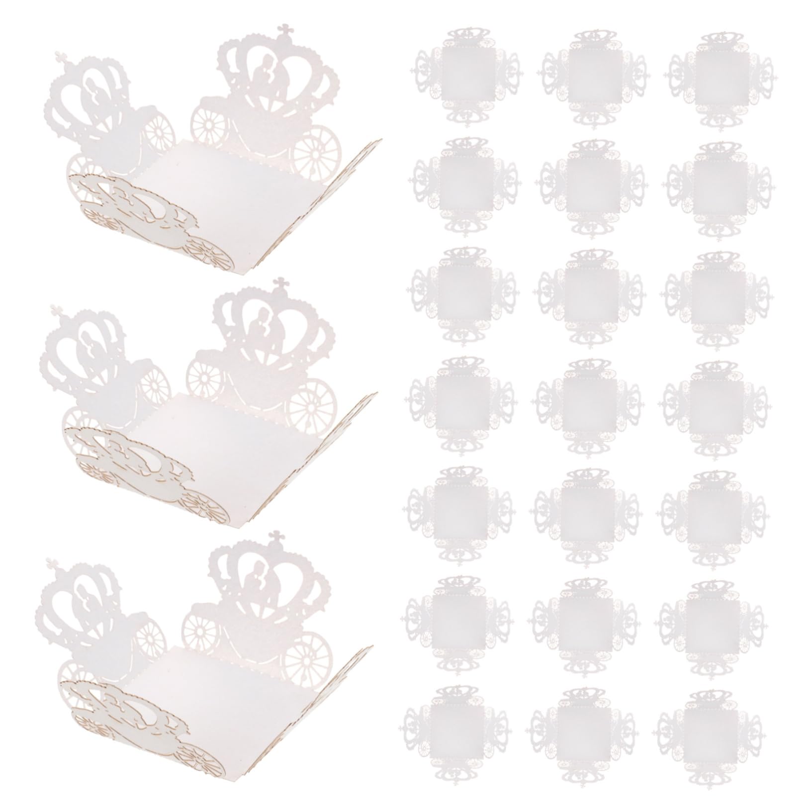 Didiseaon 5 Set Elegante Scatola Di Cioccolatini Porta Caramelle Carta Da Imballaggio Cioccolatini 50 Pezzi * 5