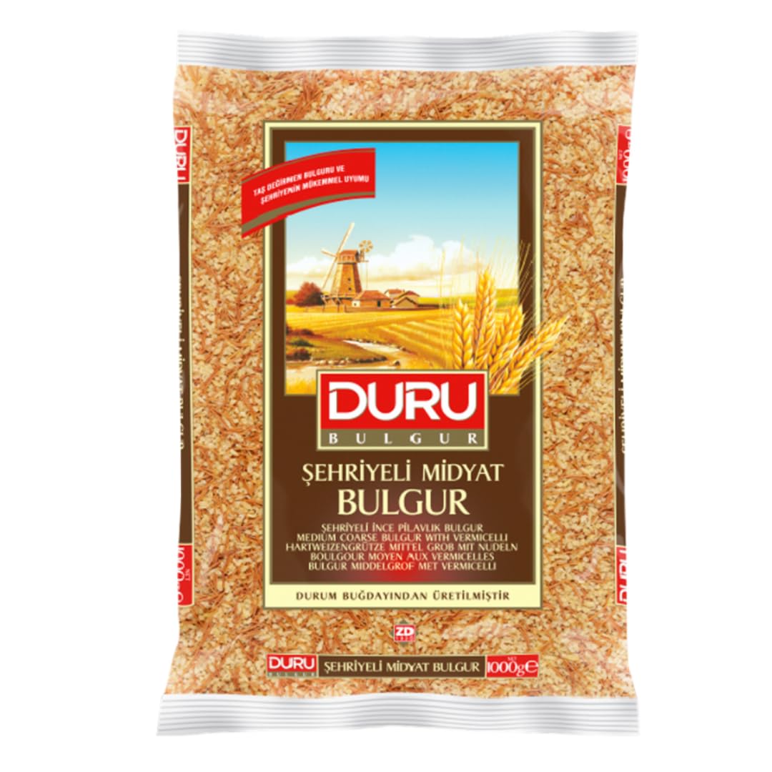 Duru Midyat Bulgur für Reis mit Fadennudeln X 6 Stück Bulgur