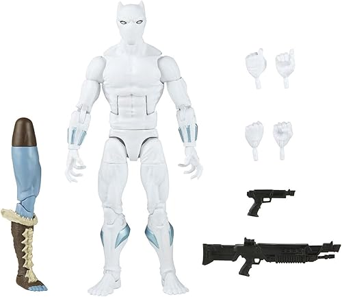 Miniatura 2 de Marvel Legends Series Black Panther Hatut Zeraze - Figura de acción de cómics de 6 pulgadas, 6 accesorios, 1 pieza Build-A-Figure