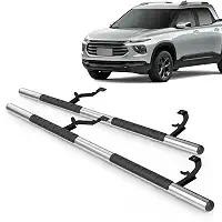 Par Estribo Lateral Tubular 2.1/2' Cromado Montana 2023 A 2025 Aço Carbono Kit Fixação Incluso