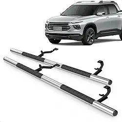 Par Estribo Lateral Tubular 2.1/2' Cromado Montana 2023 A 2025 Aço Carbono Kit Fixação Incluso