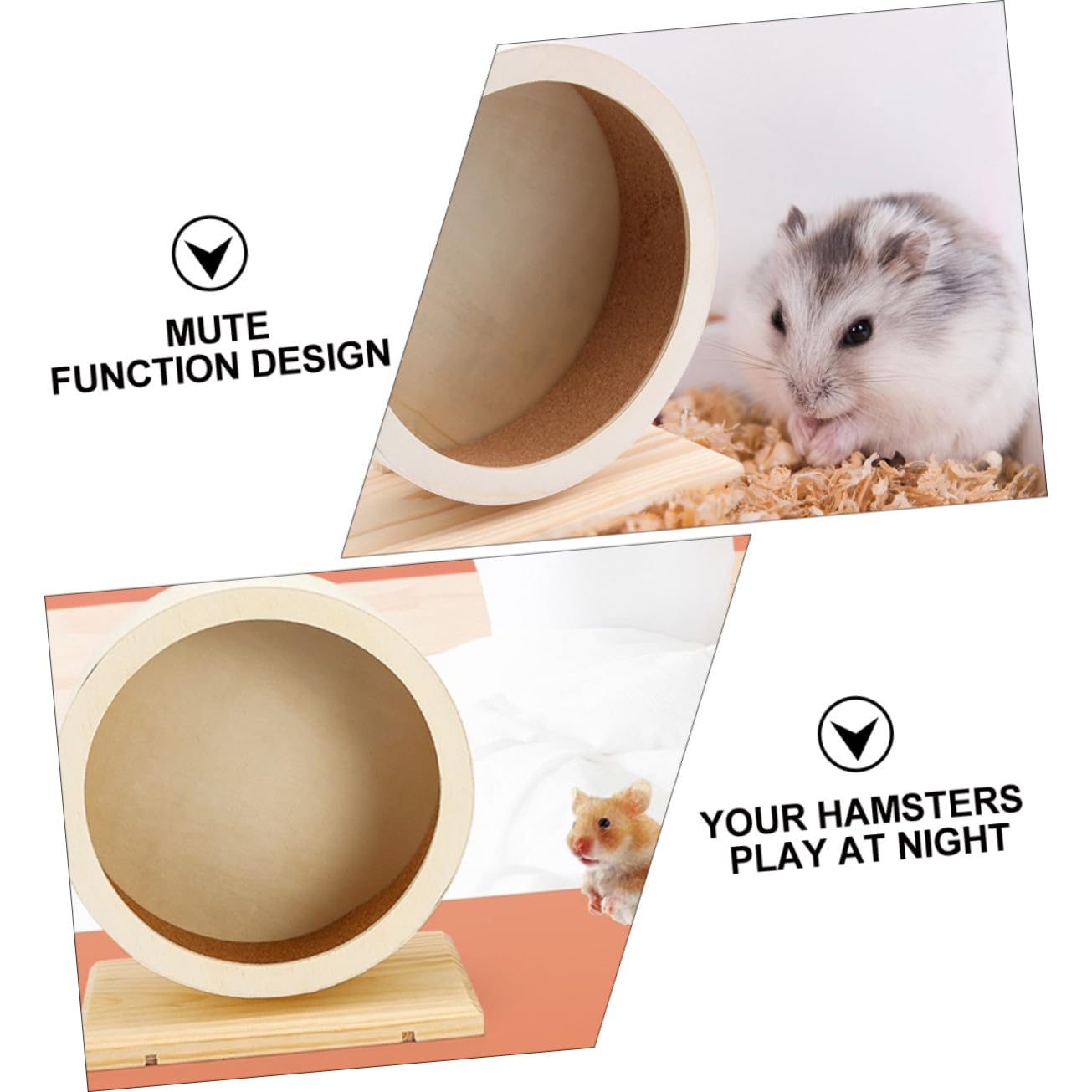 Hamster Laufrad Spielzeug für Gesunde Bewegung und Beschäftigung