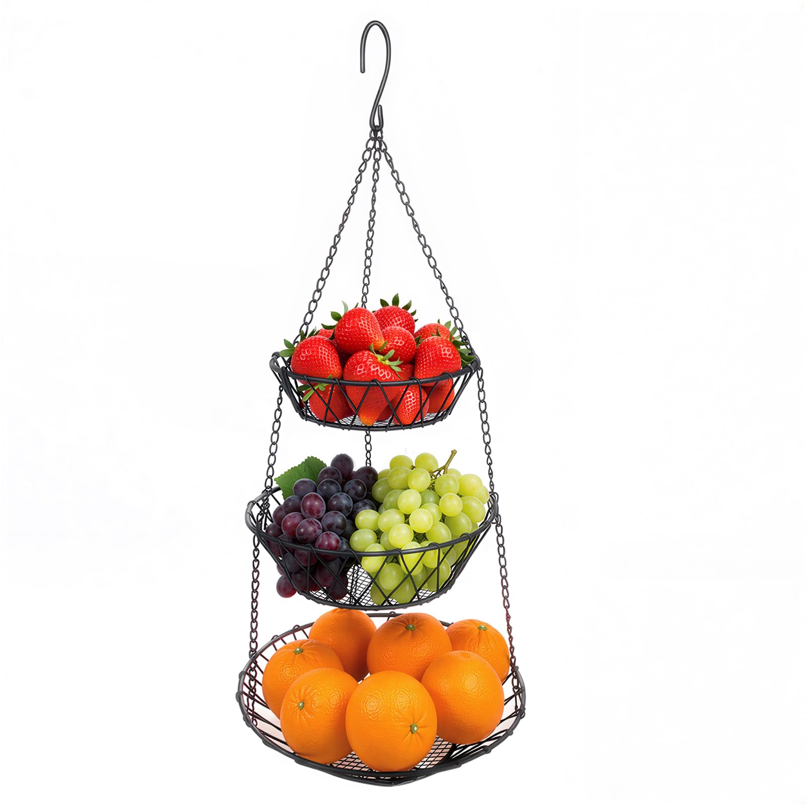 WILLIZTER 3 Tier Hanging Basket