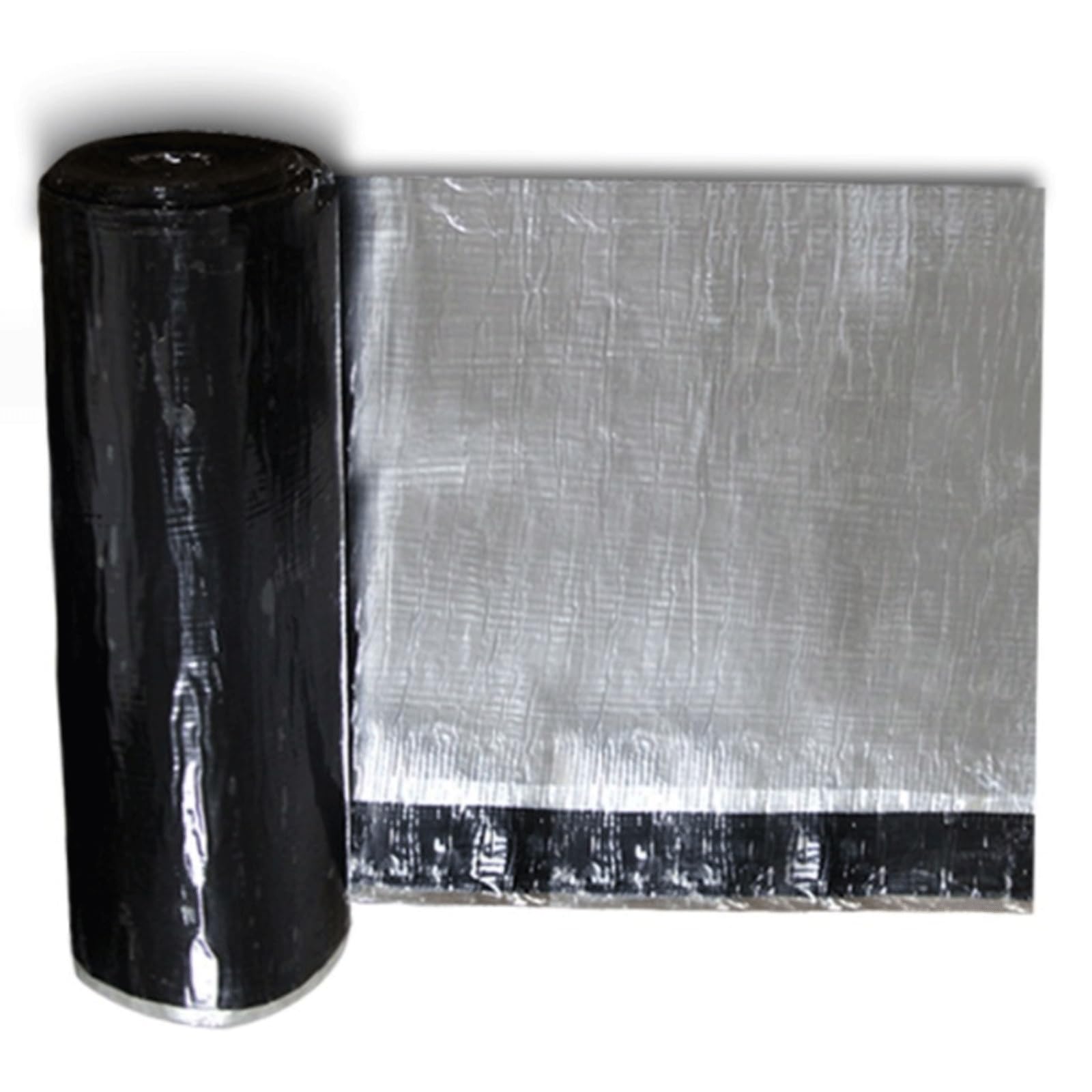 Dachpappe Selbstklebend, Selbstklebende Dachfolie Dachbahn, Gartenhäuser Dachabdichtung Bitumen, Dachfolie Aluminium selbstklebende Folie, für Flachdachhäuser,Gartenhaus Dach, Metalldachbahn ( Size :