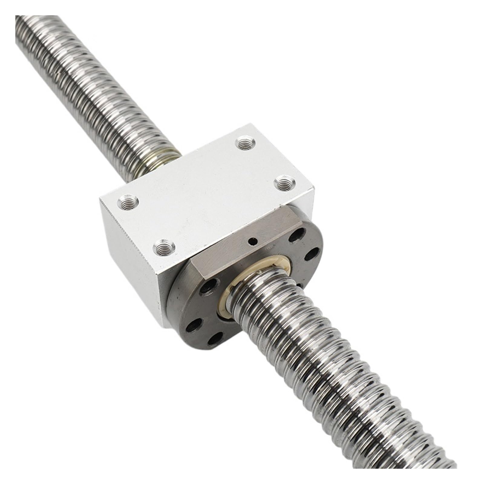 Metal Ball Screw nut 2pcs HGH20+1 Set SFU1605+4 HGH20CA Linear Guide High Assembly Square Load Ball Screw Linear Motion Module(535mm)