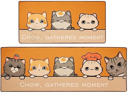 Tapete de cocina acolchado, cómodo, antifatiga, antideslizante, para cocina, impermeable, para cocina, fregadero, oficina, 15.7 x 59.1in